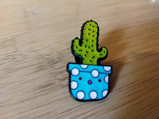 Cactus in Polkadot Pot