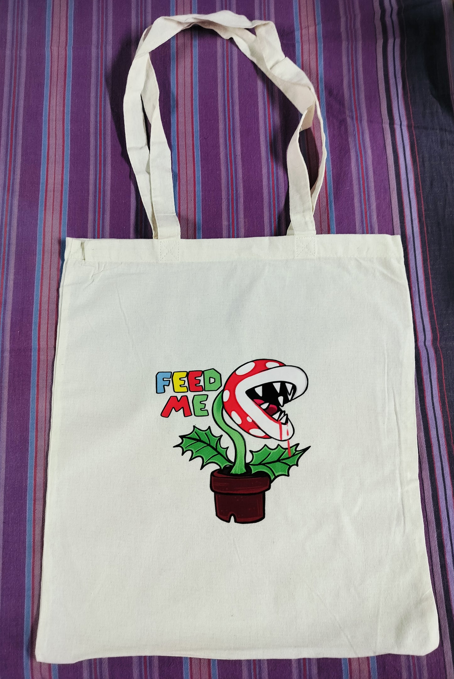 Feed Me Mario Tote