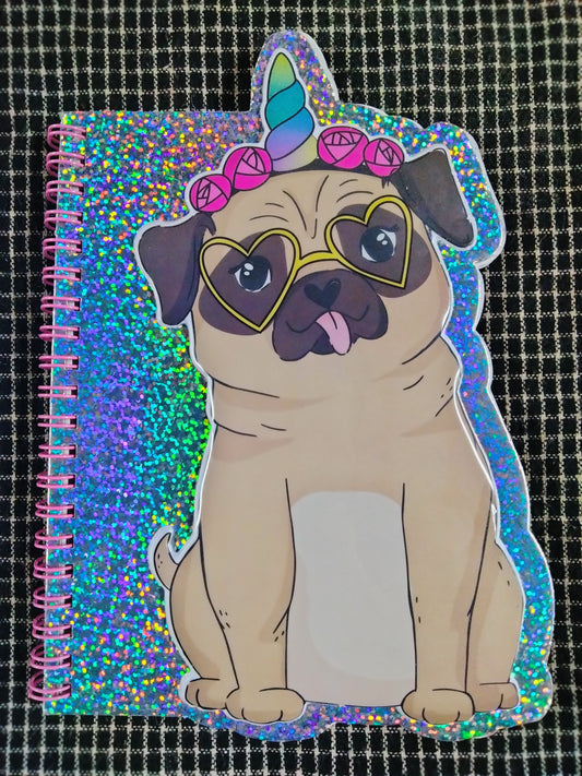 Pugicorn Spiral Notebook