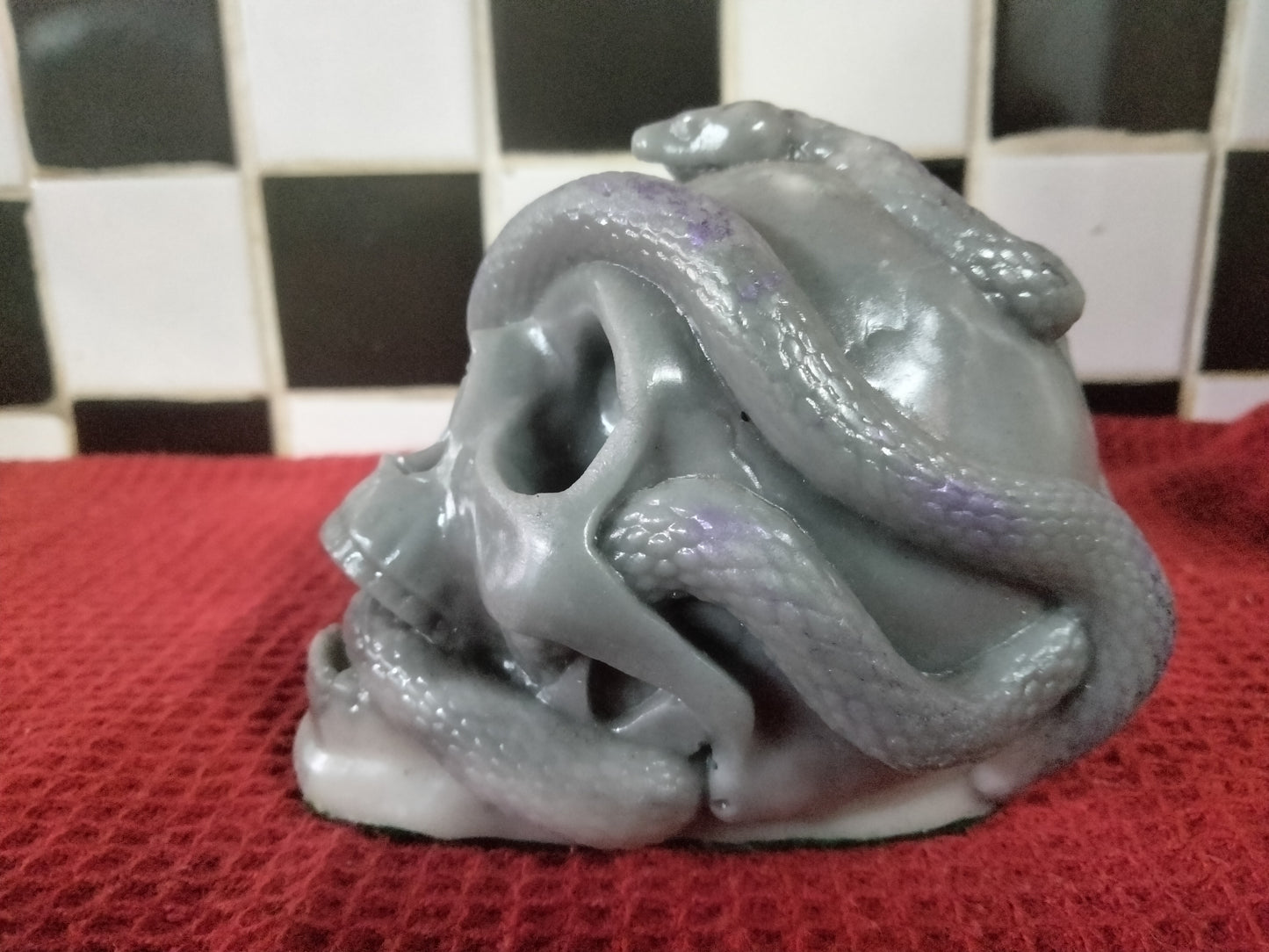 Purple Snake Skull