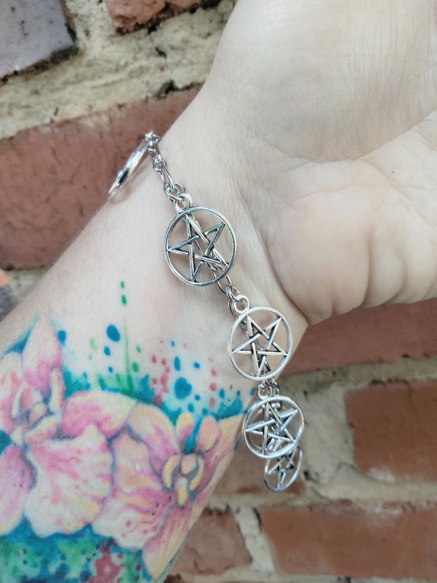 Pentagram Charm Bracelet