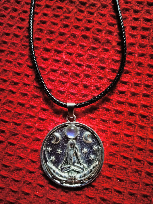 Moon Goddess - Cord Necklace